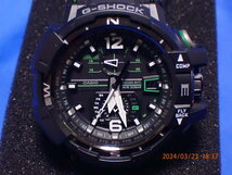 ♪♪未使用品 CASIO CASIO 電波ソーラーG-SHOCK GRAVITYMASTER 電波ソーラー GW-A1100-1A3JF ブラック♪♪_画像1