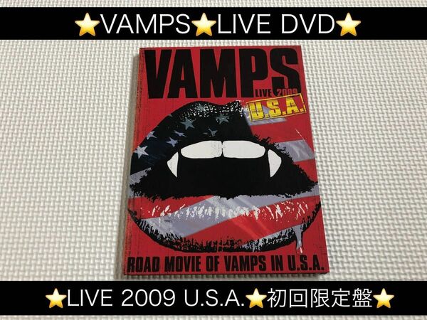 中古ドキュメンタリー&ライブDVD★VAMPS(ヴァンプス)/LIVE 2009 U.S.A.(初回限定盤)