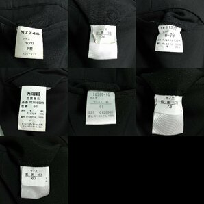 メンズ 学生ズボン 夏ズボン6枚 無地 黒 1円 中古 制服 学生服 14枚 セット 詰合わせ 39CS-525 DFの画像7