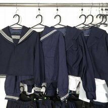 セーラー服 ブレザー ブラウス スカート ジャンパースカート 1円 中古 旭進学園宮崎第一中学高校 吉田中学 セット 詰合わせ 39CS-464 DF_画像2