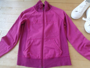 switch design stylish (^^! adidas Adidas lady's Zip up jacket clean color! Drop shoulder M
