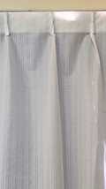 新品 ミラーレースカーテン １００X１００cm ２枚組 アクロス ホワイト_画像1