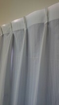 新品 ミラーレースカーテン １００X１３３cm ２枚組 アクオス アイボリー_画像8
