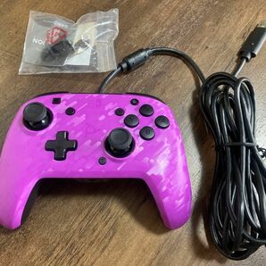 PDP Faceoff 有線 コントローラー Nintendo Switch 紫
