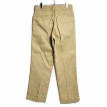 デッドストック 80's USA製 ディッキーズ Dickies 874 ワークパンツ (32×30) カーキ 80年代 アメリカ製 旧タグ オールド ビンテージ_画像2