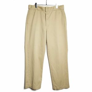 90's USA製 ディッキーズ Dickies 874 ワークパンツ (36×30) カーキ TALON タロン 90年代 アメリカ製 旧タグ オールド ビンテージ Y2K