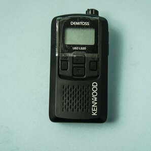 (中古品)KENWOOD ケンウッド UBZ-LS20 BK ブラック PTTボタン無し イヤホンマイクをご使用ください JVCケンウッドの画像3