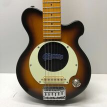【現状品】Pignose ピグノーズ スピーカー内蔵エレキギター ミニギター ケースあり 03081504_画像2