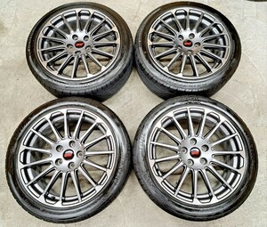 スバル レヴォーグ STIスポーツ 純正 ホイールタイヤ 2021 ブリヂストン ネクストリー　225/45R18 7.5J 114.3 18インチ WRX S4