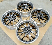 【極上品】BBS RS-GT ホイール 18インチ 7.5J 100 鍛造 スバル レガシィ BRZ インプレッサ フォレスター トヨタ 86 プリウス 定価56万円_画像6