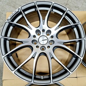 RAYS HOMURA 2×7 ホイール 4本 19インチ 8.5J 114.3 スバル WRX STI S4 レヴォーグ GRヤリス ランエボ ブレンボ レイズ ホムラ クラウン の画像4