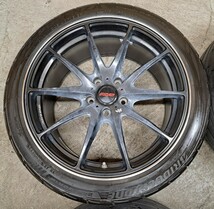 レイズ ボルクレーシング G25 ホイールタイヤ ブリヂストン 245/40R18 9.0J 112 鍛造 アウディ フォルクスワーゲン メルセデス ベンツ RAYS_画像4