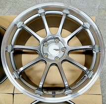 【極上品】ヨコハマ アドバンレーシングRS-DF ホイール 4本 19インチ 9.5J 114.3 スバル WRX STI ランエボ GRヤリス カローラ 定価43万円_画像5