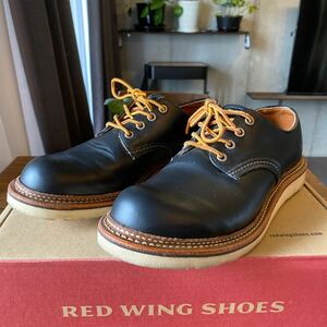 美品 レッドウィング 8002 オックスフォード RED WING SHOES 26.5cm BLACK OXFORD