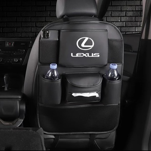 レクサス LEXUS PUレザー素材 ティッシュカバー シートバックポケット 収納 小物入 スマホ 収納袋 物置袋 LS RX NX CT LC RC GS LX UX ES