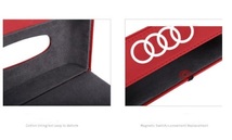 アウディ Audi ロゴ入り ティッシュペーパーケース ティッシュボックス 車内用 インテリア BOX A3A4A6A7A5A1Q3Q2Q7Q5S5R8Q8A8S3S4S6S8Q6S7_画像4