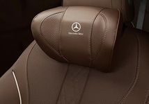 即決 メルセデスベンツ Mercedes Benz 車用記憶通気性弾性 ネックパッド レザー 首 ネック 2個 A C B E S V G R M GLC GLB GLA GLE GLK GLS_画像3