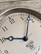 1920〜1930年代製 英国 Smiths car clock ビンテージ スミス 機械式ダッシュボード時計 現状不動アンティーク 当時品 London Made British_画像9