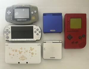 １円スタート　ゲームボーイアドバンスSP ゲームボーイアドバンス　初代ゲームボーイ　PSP-3000 ジャンク　まとめ　3DSLL 