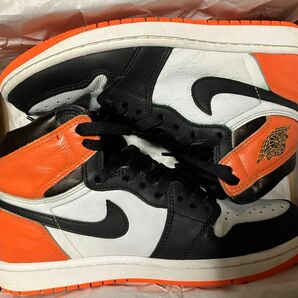 ナイキ ジョーダン1OG NIKE AIR JORDAN1 シャタバ　シャッタードバックボード風カスタム