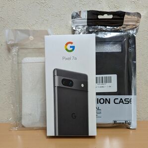 新品 ケース2個セット Google Pixel 7a Charcoal 8GB/128GB au版 SIMフリー