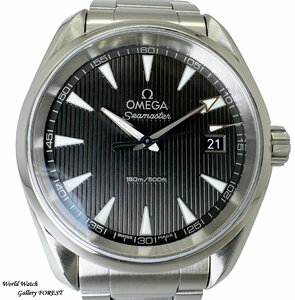 【OMEGA オメガ シーマスター☆アクアテラ】231.10.39.60.06.001 中古 メンズ腕時計 クオーツ グレー文字盤【外装仕上げ☆AAランク】