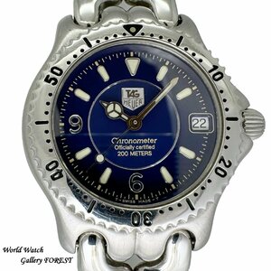 【タグホイヤー TAG HEUER☆プロフェッショナル200M】セルシリーズ WG5214-P0 中古 メンズ腕時計 自動巻き ブルー文字盤