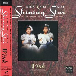 B00177151/LD/ウインク「Shining Star / Wink First Live」