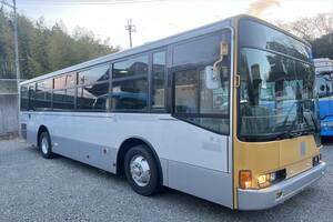 動画有！売り切り！H19年 三菱 エアロスター 大型路線バス 乗車定員30人 12.8L ディーゼル 5速MT エンジン好調！兵庫小野市