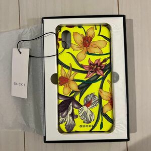 【未使用品 正規品】GUCCI iPhone X / XS ケース　花柄 