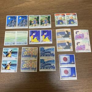  Japanese song series 11 kind 50 jpy ×22 sheets face value 1100 jpy enclosure possibility ki112