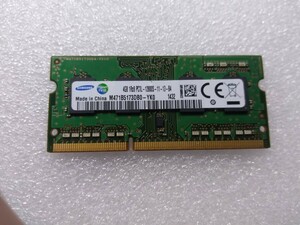 ★Samsung 2Rx8 PC3-12800S 4GB×1枚 稼働品！