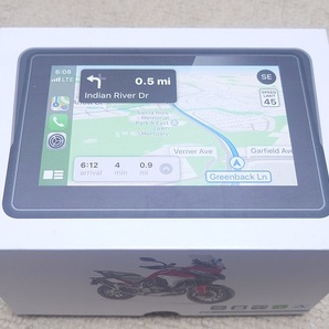 バイク用 ディスプレイオーディオ「PND-Q5S」 CarplayとAndroid Autoに対応 B+com SENAなどインカム接続対応の画像1