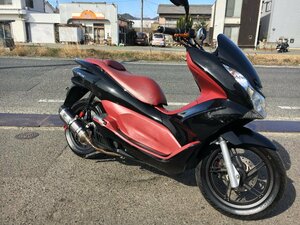 ホンダ PCX125 JF28 実働 書類付き 吹け上がり良好 ヨシムラ マフラー タイヤバリ山 通勤 通学 配達 カスタムベースにも