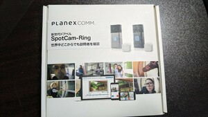 PLANEX ネットワークカメラ 民泊チェックイン対応ドアベルタイプフルHD 200万画素暗視機能双方向通話モバイルルーター対応 SpotCa