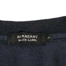 BURBERRY BLACK LABEL バーバリーブラックレーベル ポロシャツ ドット 半袖 3 ネイビー 赤 メンズ A9_画像5