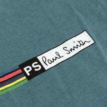 Paul Smith ポールスミス PS Tシャツ ロゴ プリント 半袖 S ブルー系 メンズ A20_画像5