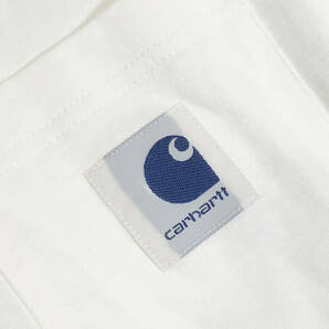 Carhartt × Ron Herman カーハート ロンハーマン RH L/S POCKET T-SHIRT Tシャツ 長袖 袖プリント M アイボリー ロンT メンズ A3の画像5
