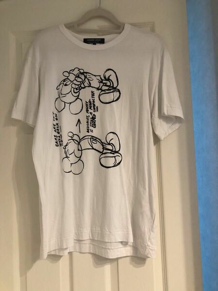 コムデギャルソン　ミッキー　Tシャツ