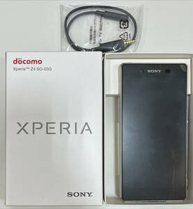 #13472【simロック有】Xperia Z4 SO-03G docomo ドコモ 現状品 簡易動作確認 初期化済 利用制限〇 スマホ 本体 アンドロイド