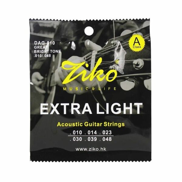 Ziko アコースティックギター弦 10-48 1セット