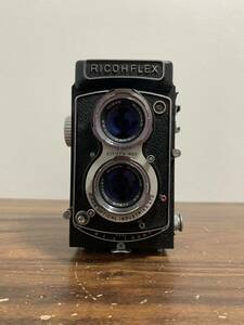 【美品】RICOHFLEX リコーフレックス 二眼レフカメラ 写真 撮影 フィルムカメラ カメラ レンズ 年代物 昭和レトロ
