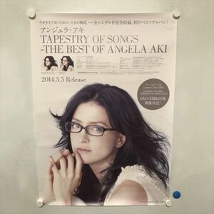 A69894 ◆アンジェラ・アキ　TAPESTRY 　OF SONGS　販促 B2サイズ ポスター ★5点以上同梱で送料無料★