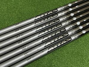 USTマミヤ ATTAS IRON 10 （SX）アッタス アイアン 5～Pw.AW用 / ♯5～♯10番用 7本セット / 1回抜き / アイアン用カーボンシャフト