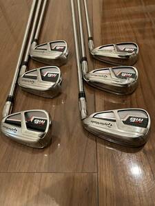 アイアンセット TaylorMade M6 6本セット 5-9/P REAXSTEEL 85 JAPAN SPECフレックスS 