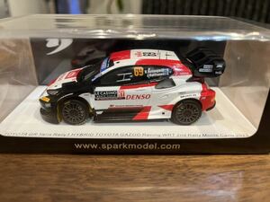 TOYOTA GR Yaris Rally1 HYBRID TOYOTA GAZOO Racing WRT 2nd Rally Monte Carlo 2023 カッレロバンペラ#69