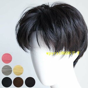  men's wig full wig for man wig heat-resisting wig wig net attaching nature wig extension wig ime changer 