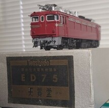 【天賞堂 　ED75 　ジャンク品】_画像3