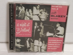 Art Blakey Quintet/アート・ブレイキー　A Night At Birdland, Volume 2/バードランドの夜 Vol. 2　RVG Edition Remasterd 24 bit　輸入盤