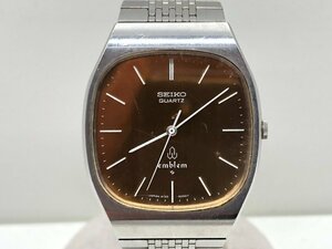 【動作未確認品】SEIKO　セイコー　EMBLEM　エンブレム　4120-5000　本体のみ　クオーツ　QZ